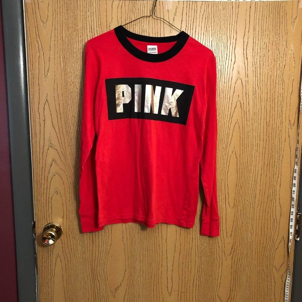 EUC long sleeve Pink top size XS